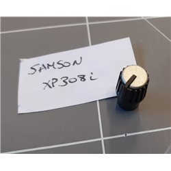 Bouton plastique argenté pour Samson XP308i