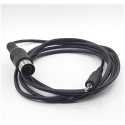 Cable MIDI 5 broches vers minijack TRS 2.5mm longueur 1,5m