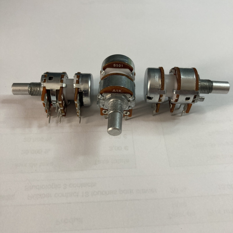 WarmAudio Potententiometre double B500k + A1k