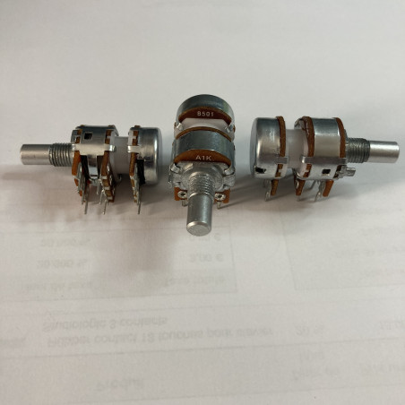 WarmAudio Potententiometre double B500k + A1k